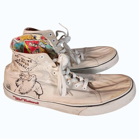 R. Crumb Mr. Natural 2009 X Vans Collab Rare Sk8-Hi Sneakers Men 12 Rare